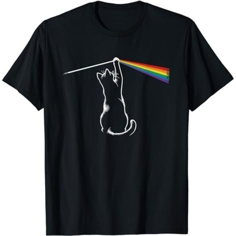 Funny Cat Rock Music Gift Funny Cat Tshirt